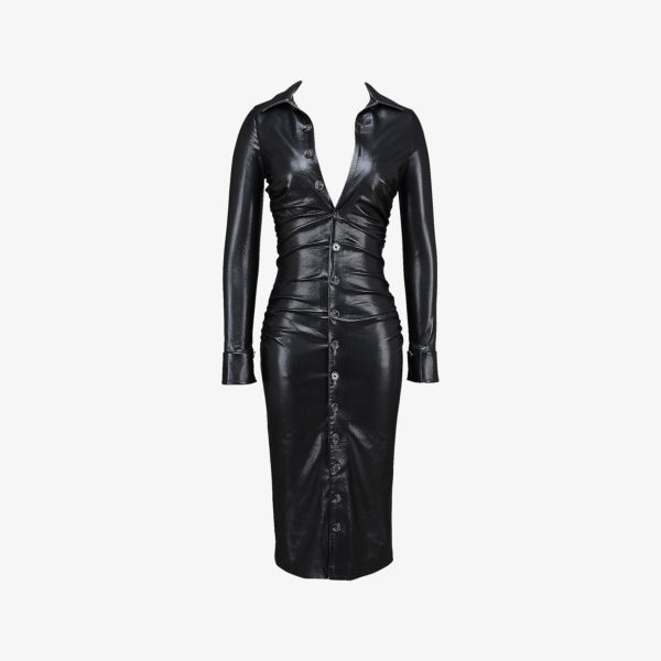 Платье миди House Of Cb Viola с открытым воротом на пуговицах из искусственной кожи, черный
Платье миди House Of Cb Viola с открытым воротом на пуговицах из искусственной кожи, черный