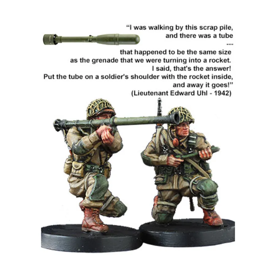 Двойной комплект M9A1 Bazooka Team — 101-я воздушно-десантная дивизия армии США, 1-48 Tactic (1/48)
Двойной комплект M9A1 Bazooka Team — 101-я воздушно-десантная дивизия армии США, 1-48 Tactic (1/48)