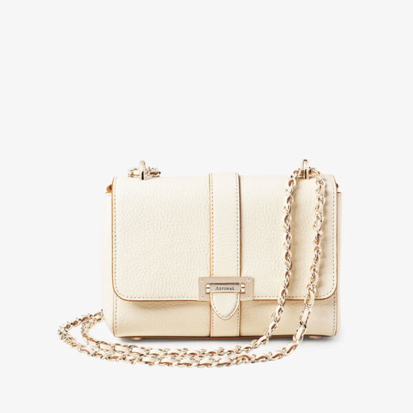 Сумка на плечо lottie из зерненой кожи Aspinal Of London, белый
Сумка на плечо lottie из зерненой кожи Aspinal Of London, белый