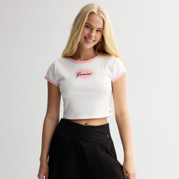 Женская футболка с изображением знака зодиака Limited Too, цвет gemini
Женская футболка с изображением знака зодиака Limited Too, цвет gemini