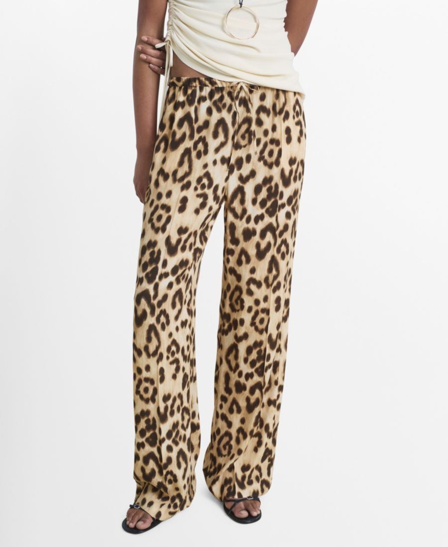 Женские брюки свободного кроя с анималистическим принтом MANGO, Beige
Женские брюки свободного кроя с анималистическим принтом MANGO, Beige