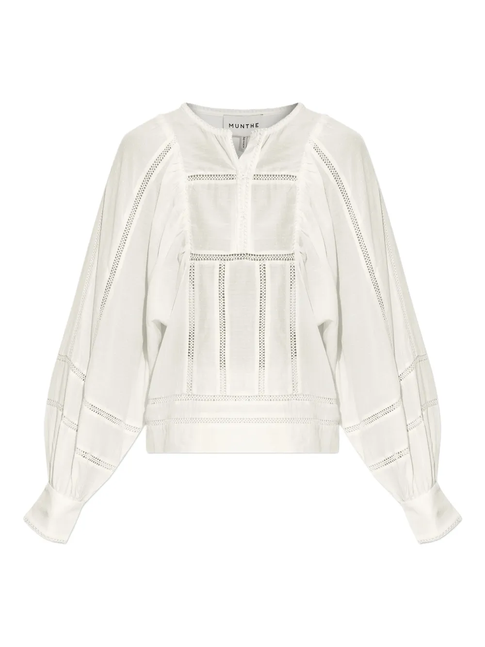 Вышитая блузка с рукавами-буфами MUNTHE, белый
Вышитая блузка с рукавами-буфами MUNTHE, белый