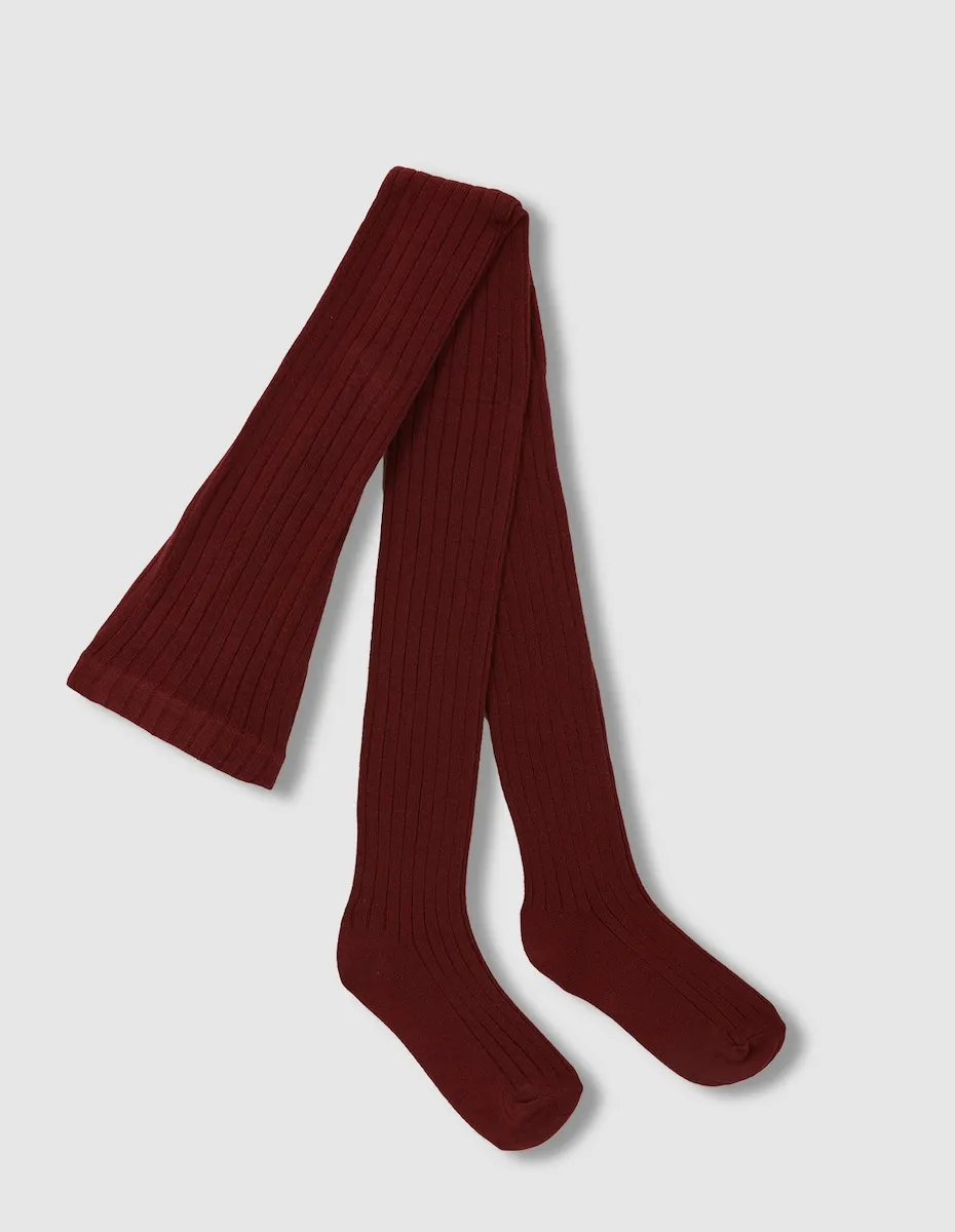 Базовые ребристые детские колготки Gocco, гранатовый
Базовые ребристые детские колготки Gocco, гранатовый