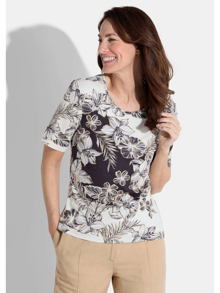 Рубашка белого / черного / персикового / с узором GOLDNER
Рубашка белого / черного / персикового / с узором GOLDNER