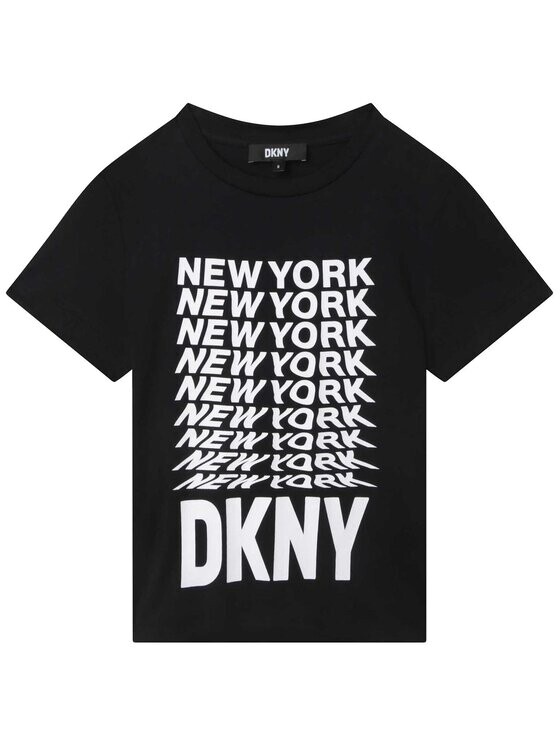 Футболка стандартного кроя Dkny, черный 
Футболка стандартного кроя Dkny, черный