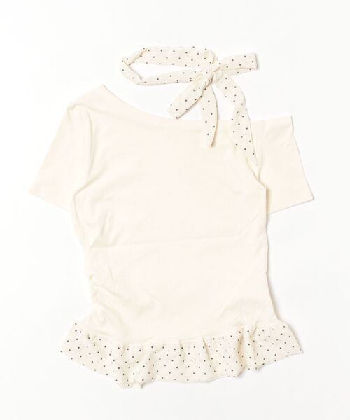 Футболка с галстуком-чокером Frunco, серый в горошек
Футболка с галстуком-чокером Frunco, серый в горошек