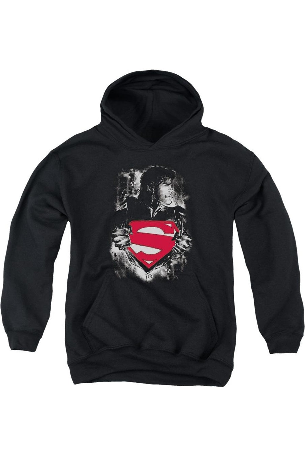 Толстовка с капюшоном Superman Darkest Hour для молодежи Gildan, черный
Толстовка с капюшоном Superman Darkest Hour для молодежи Gildan, черный