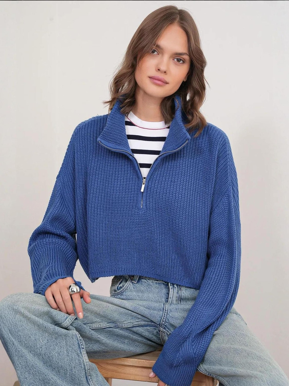 MixRay Свитер в синем цвете
MixRay Свитер в синем цвете