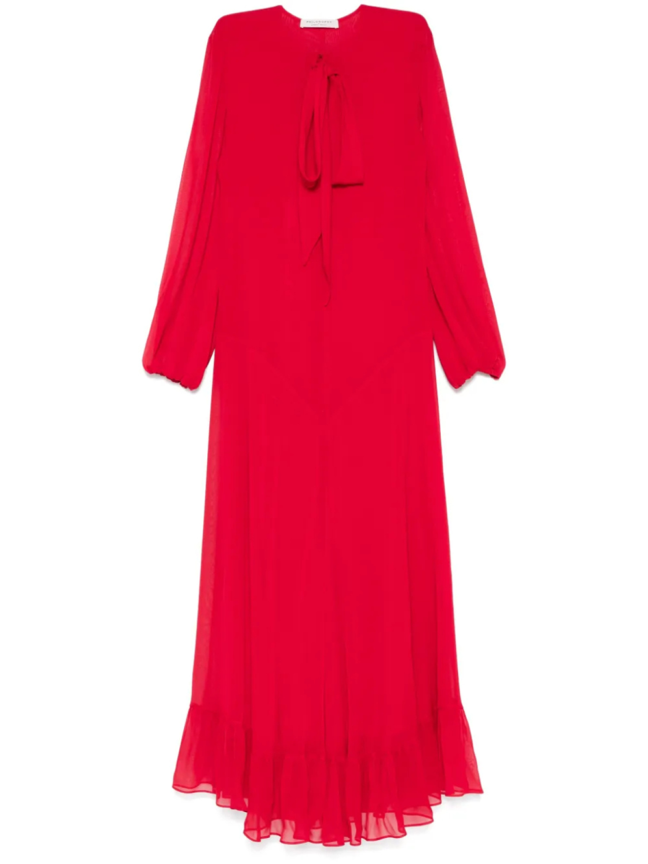 Philosophy Di Lorenzo Serafini полупрозрачное платье макси, красный
Philosophy Di Lorenzo Serafini полупрозрачное платье макси, красный