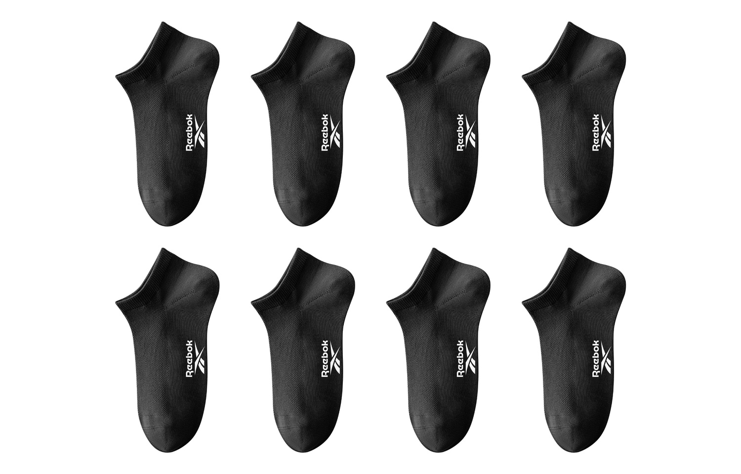 Женские носки щиколотки 8 пар Reebok, черный
Женские носки щиколотки 8 пар Reebok, черный