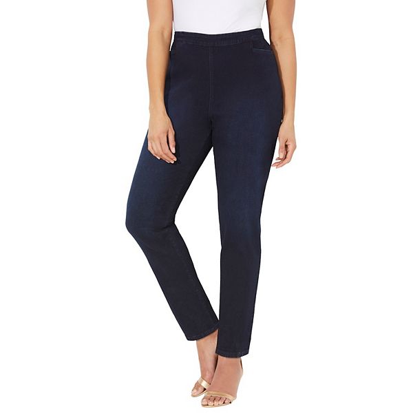 Женские брюки прямого кроя plus size petite Catherines, Dark Wash
Женские брюки прямого кроя plus size petite Catherines, Dark Wash