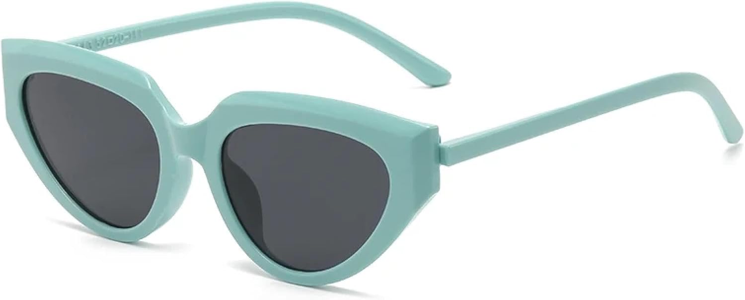 Винтажные солнцезащитные очки «кошачий глаз» для женщин, ретро-модные, зеркальные, для использования на открытом воздухе, защита от УФ-излучения UV400 TVTBBVV, Green Grey
Винтажные солнцезащитные очки «кошачий глаз» для женщин, ретро-модные, зеркальные, для использования на открытом воздухе, защита от УФ-излучения UV400 TVTBBVV, Green Grey