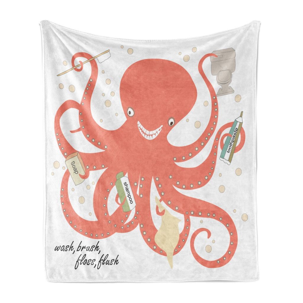 Мягкое фланелевое флисовое одеяло ABAKUHAUS Nautical, шампунь Octopus Holding Sap, зубная щетка и зубная паста с щупальцами, 175 x 230 см, кораллово-бежевый зеленый
Мягкое фланелевое флисовое одеяло ABAKUHAUS Nautical, шампунь Octopus Holding Sap, зубная щетка и зубная паста с щупальцами, 175 x 230 см, кораллово-бежевый зеленый