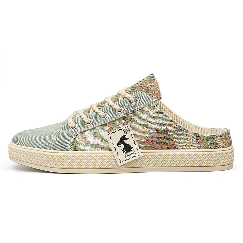 Мужские сандалии с закрытым носком, тканые, износостойкие, с вышивкой MIIOW, Green
Мужские сандалии с закрытым носком, тканые, износостойкие, с вышивкой MIIOW, Green