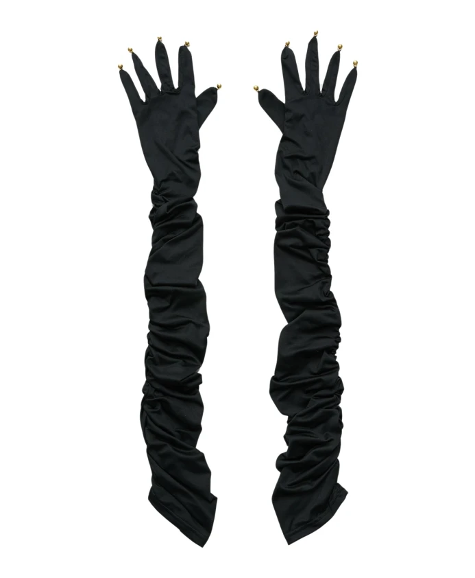 Перчатки длиной до локтя со сборками по швам Soulland, черный
Перчатки длиной до локтя со сборками по швам Soulland, черный