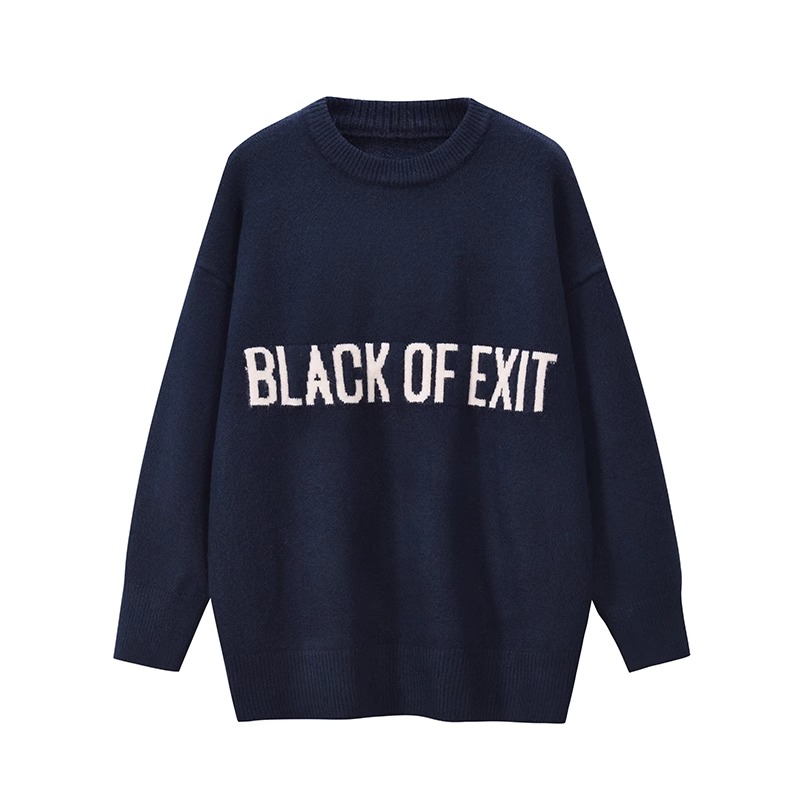Свитер Unisex BLACK OF EXIT, синий
Свитер Unisex BLACK OF EXIT, синий