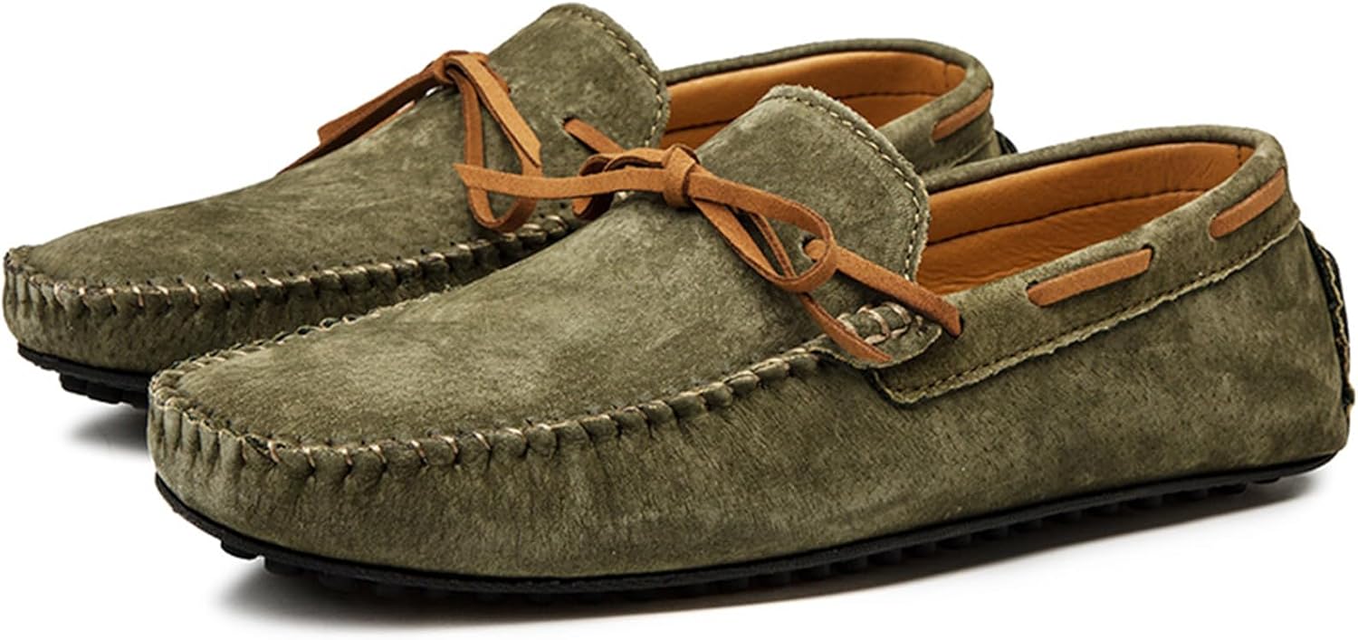 Мужские мокасины из натуральной кожи, пенни-лоферы, повседневные, на шнуровке, слипоны, мягкие плоские туфли, комфортные повседневные лодочные туфли Glbdu, зеленый
Мужские мокасины из натуральной кожи, пенни-лоферы, повседневные, на шнуровке, слипоны, мягкие плоские туфли, комфортные повседневные лодочные туфли Glbdu, зеленый