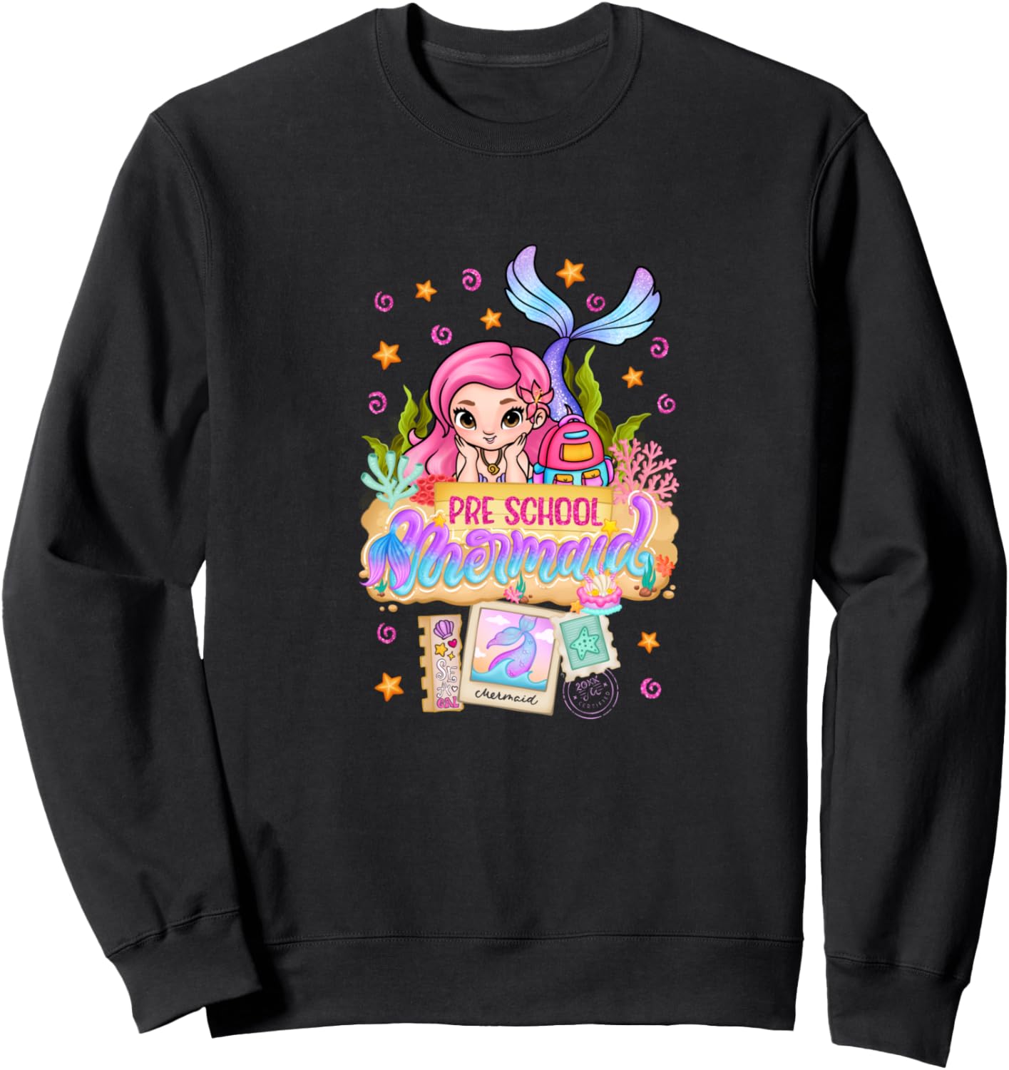 Детская толстовка с изображением русалки для первого дня в детском саду, черная, для девочек, в честь начала учебного года Mermaid Back To School Little Girls Gift Store, Черный, Детская толстовка с изображением русалки для первого дня в детском саду, чер
Детская толстовка с изображением русалки для первого дня в детском саду, черная, для девочек, в честь начала учебного года Mermaid Back To School Little Girls Gift Store, Черный, Детская толстовка с изображением русалки для первого дня в детском саду, чер