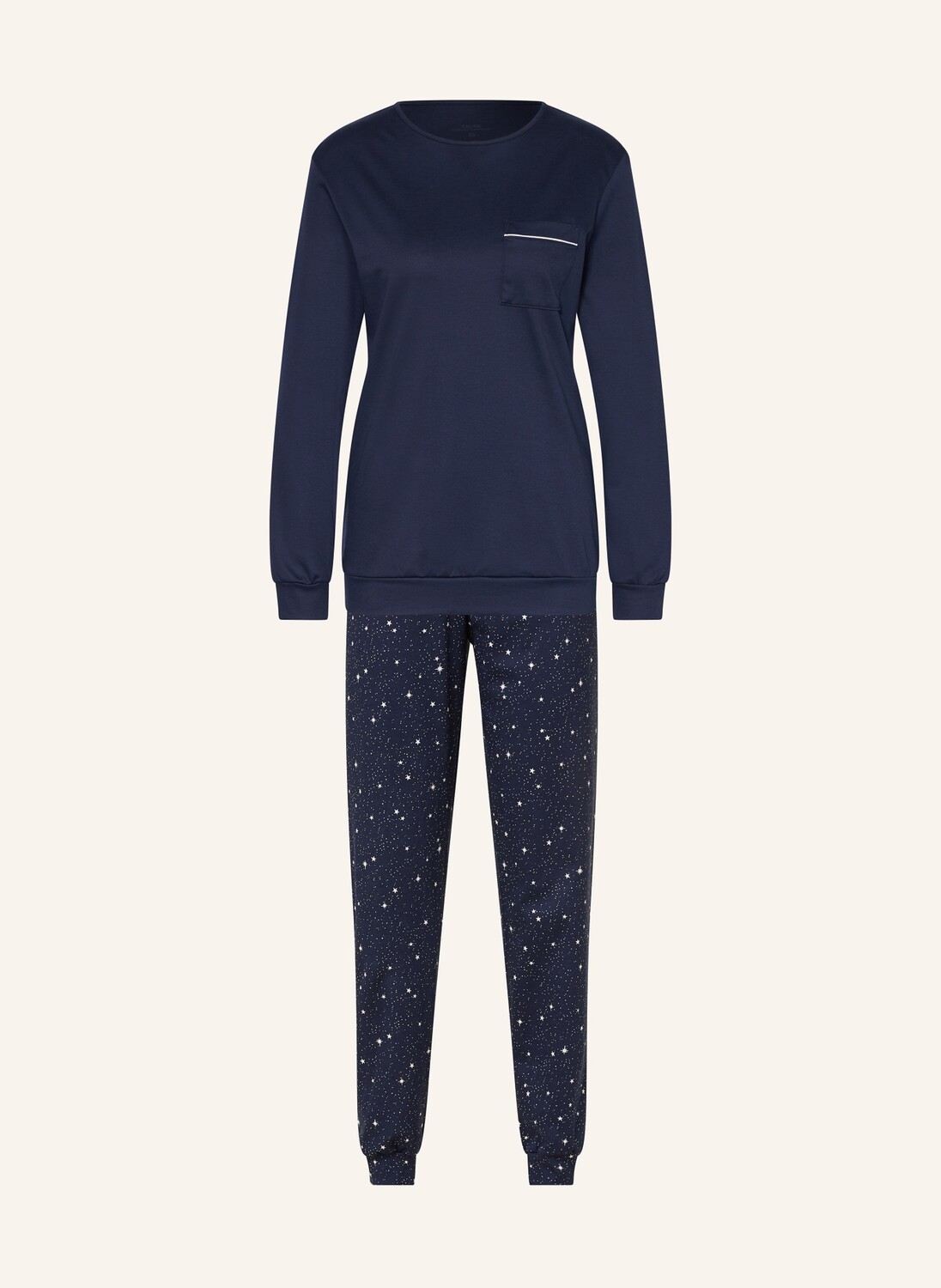 Пижама сладкие сновидения CALIDA, темно-синий/белый
Пижама сладкие сновидения CALIDA, темно-синий/белый