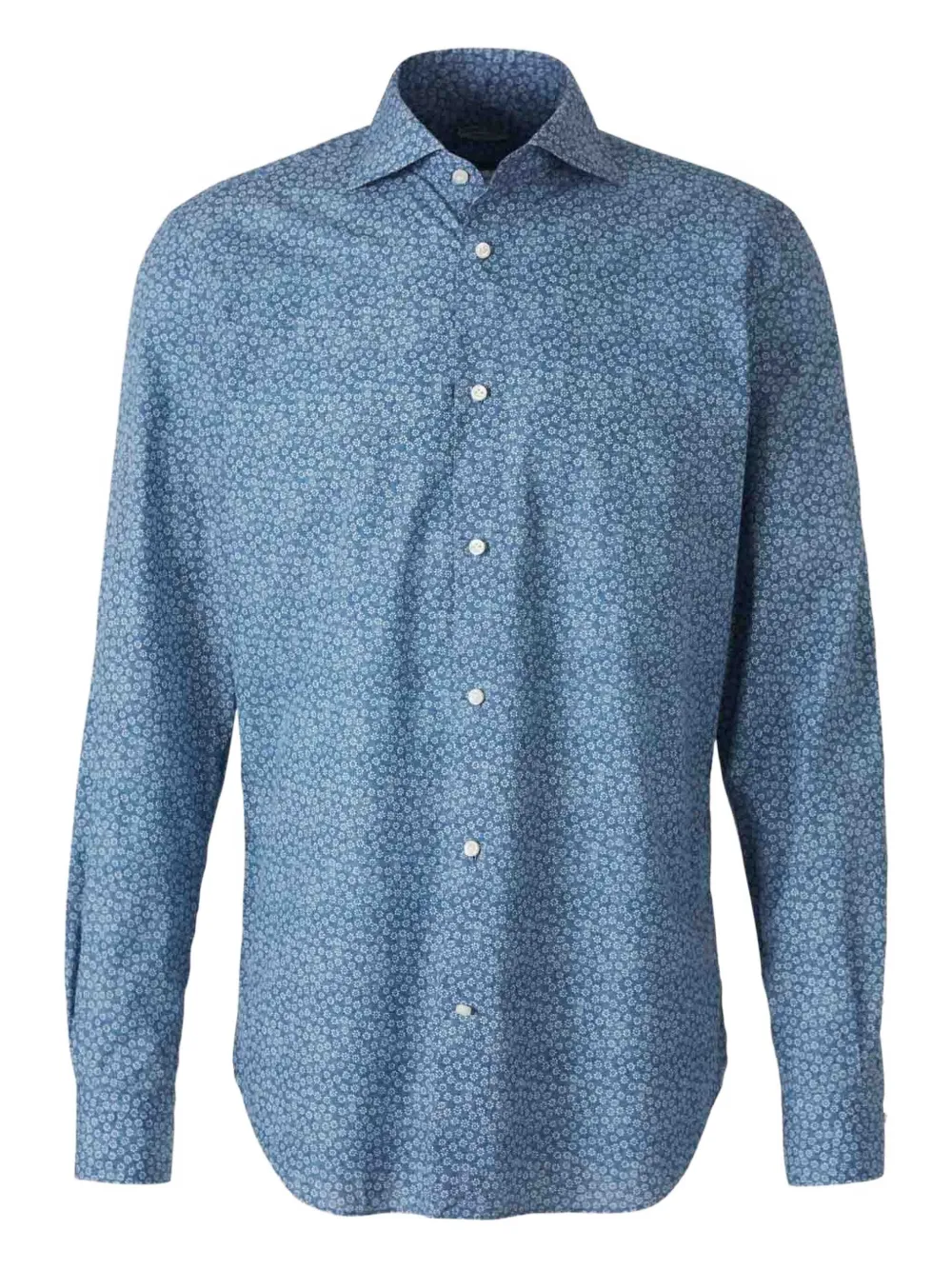 Рубашка с цветочным принтом Vincenzo Di Ruggiero, синий
Рубашка с цветочным принтом Vincenzo Di Ruggiero, синий