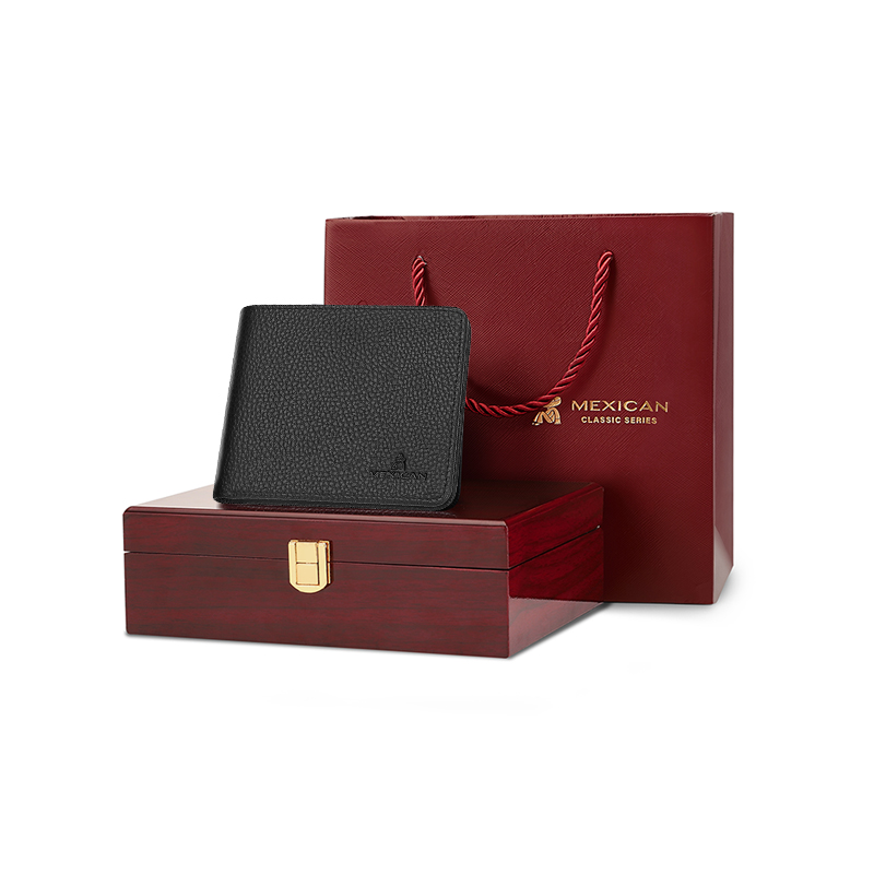 MEXICAN Настоящий кожаный кошелёк мужской чёрный, Black Style C
MEXICAN Настоящий кожаный кошелёк мужской чёрный, Black Style C