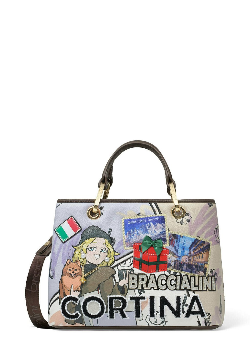 Сумка Braccialini, коричневый
Сумка Braccialini, коричневый