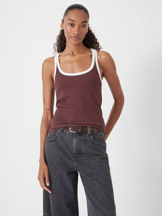 Топ-жилет с контрастной отделкой HUSH, Rum Raisin
Топ-жилет с контрастной отделкой HUSH, Rum Raisin