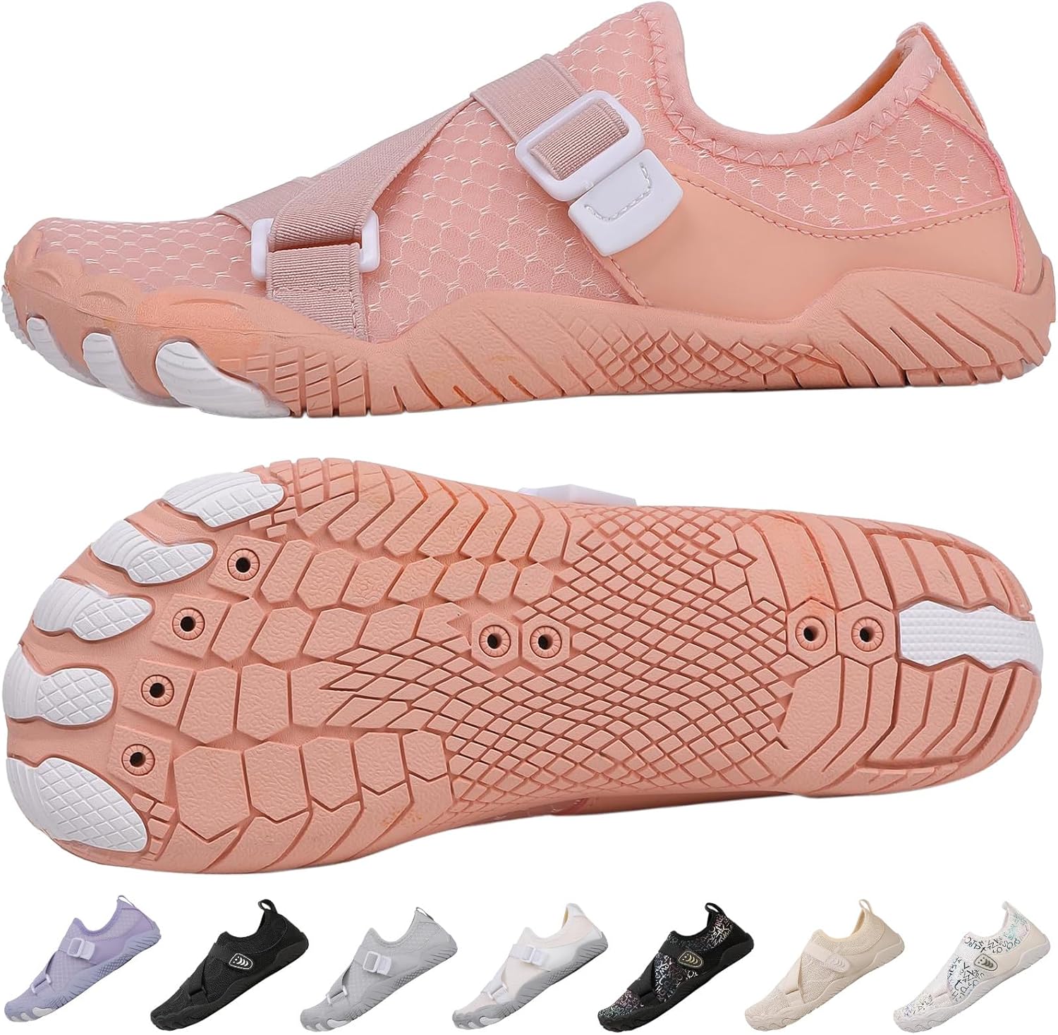 Сандалии Kiyenus с широким носком для ходьбы для мужчин и женщин, нескользящие кроссовки для водных видов спорта, обувь для пляжа, плавания и бассейна, розовый
Сандалии Kiyenus с широким носком для ходьбы для мужчин и женщин, нескользящие кроссовки для водных видов спорта, обувь для пляжа, плавания и бассейна, розовый