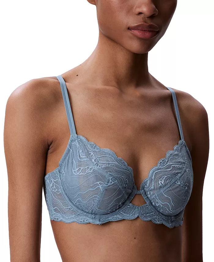 Женский бюстгальтер Sensual Stretch с кружевом, без косточек, полного покрытия QF8120 Calvin Klein, серебряный
Женский бюстгальтер Sensual Stretch с кружевом, без косточек, полного покрытия QF8120 Calvin Klein, серебряный