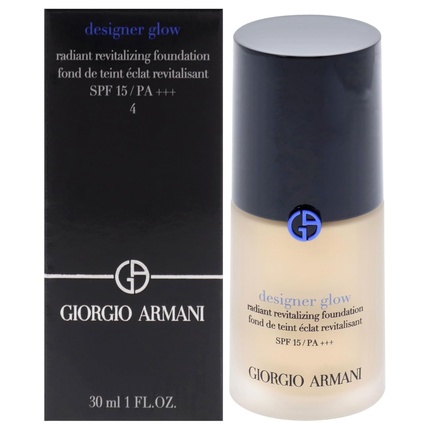 Дизайнерская тональная основа Glow Radiant Revitalizing Foundation SPF 15 PA Plus 300 мл для женщин Giorgio Armani 
Дизайнерская тональная основа Glow Radiant Revitalizing Foundation SPF 15 PA Plus 300 мл для женщин Giorgio Armani