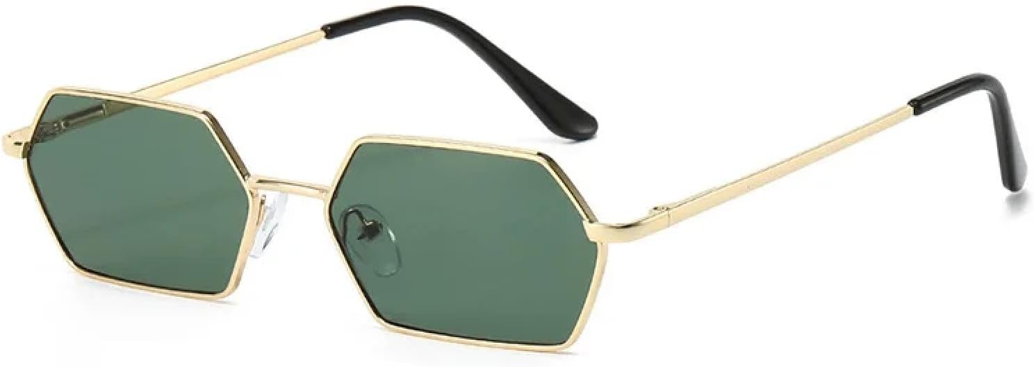 Солнцезащитные очки с защитой от УФ-излучения UV400 | Маленькая оправа с красным зеркальным покрытием | Для женщин и мужчин, для занятий спортом на открытом воздухе и вождения DSVIGF, Gold-green
Солнцезащитные очки с защитой от УФ-излучения UV400 | Маленькая оправа с красным зеркальным покрытием | Для женщин и мужчин, для занятий спортом на открытом воздухе и вождения DSVIGF, Gold-green