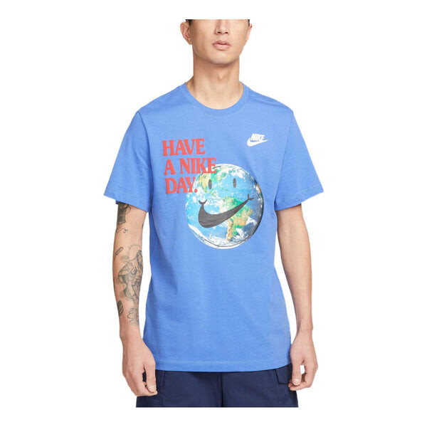 Футболка men's earth pattern logo printing round neck short sleeve light racing blue t-shirt Nike, мультиколор
Футболка men's earth pattern logo printing round neck short sleeve light racing blue t-shirt Nike, мультиколор