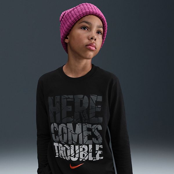 Мальчиковая футболка с длинным рукавом Nike, Black
Мальчиковая футболка с длинным рукавом Nike, Black