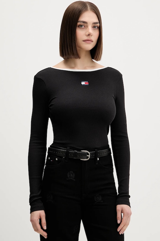 Лонгслив Tommy Jeans, черный
Лонгслив Tommy Jeans, черный