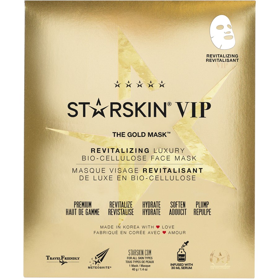 Маска для лица StarSkin Revitalizing Face Mask, VIP - The Gold Mask 40 g
Маска для лица StarSkin Revitalizing Face Mask, VIP - The Gold Mask 40 g