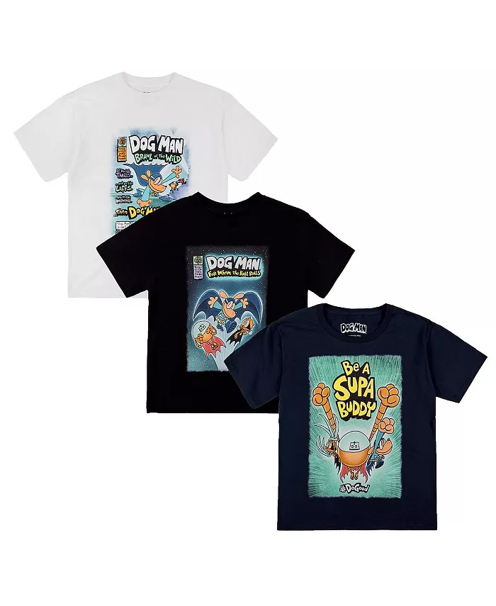 Футболки для мальчиков Big Boys Youth, 3 штуки в наборе — 14 Dog Man, мультиколор
Футболки для мальчиков Big Boys Youth, 3 штуки в наборе — 14 Dog Man, мультиколор