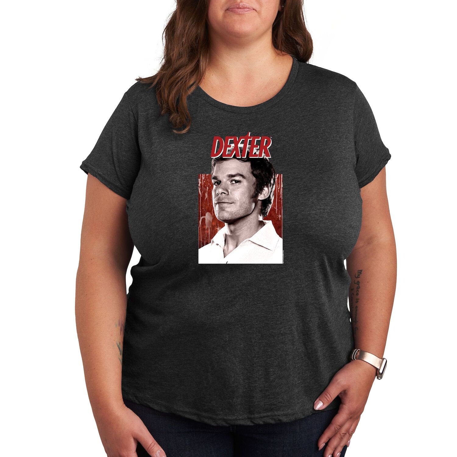 Футболка Dexter с портретом для юниоров больших размеров Licensed Character
Футболка Dexter с портретом для юниоров больших размеров Licensed Character