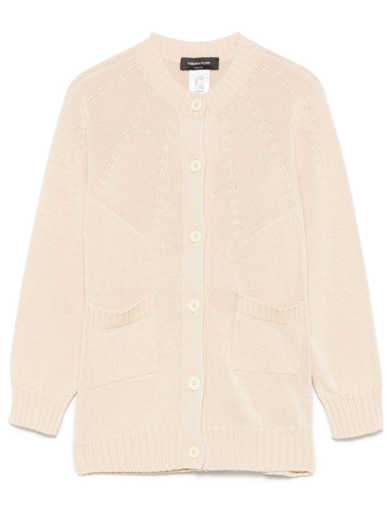 Fabiana Filippi кардиган на пуговицах, нейтральный цвет
Fabiana Filippi кардиган на пуговицах, нейтральный цвет