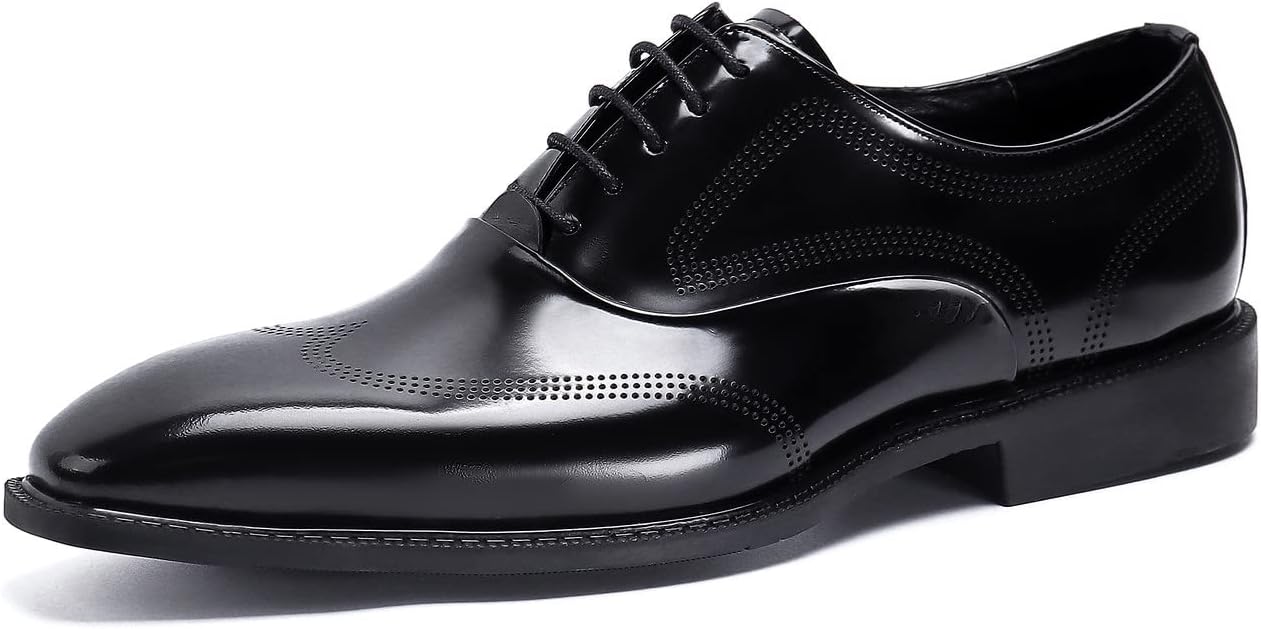 Мужские оксфорды формальные туфли Вингтип Брог классические на шнуровке дерби из натуральной кожи, модные туфли для костюма, делового, повседневного, выпускного, свадебного и смокингового образа Santimon, черный
Мужские оксфорды формальные туфли Вингтип Брог классические на шнуровке дерби из натуральной кожи, модные туфли для костюма, делового, повседневного, выпускного, свадебного и смокингового образа Santimon, черный