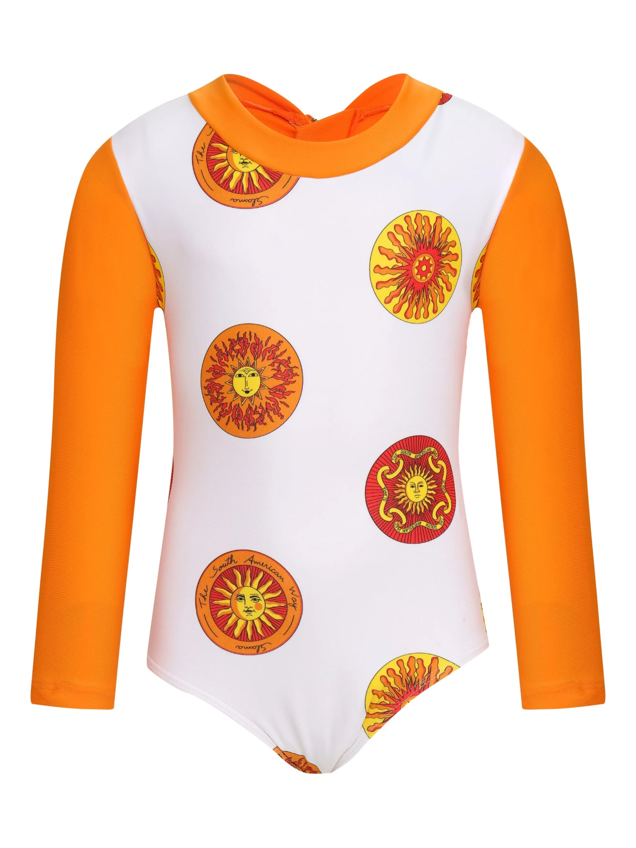 Купальник с длинными рукавами и принтом Amir Slama, белый
Купальник с длинными рукавами и принтом Amir Slama, белый