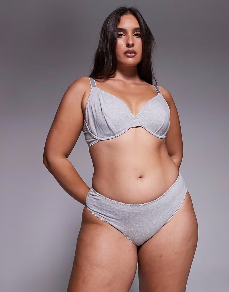 Набор из 2 бразильских трусов-слипов Curve Mila серого меланжевого цвета Asos Curve
Набор из 2 бразильских трусов-слипов Curve Mila серого меланжевого цвета Asos Curve