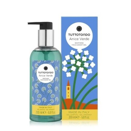 Успокаивающий гель для лица и тела с зеленым анисом 200 мл, Tuttotondo
Успокаивающий гель для лица и тела с зеленым анисом 200 мл, Tuttotondo
