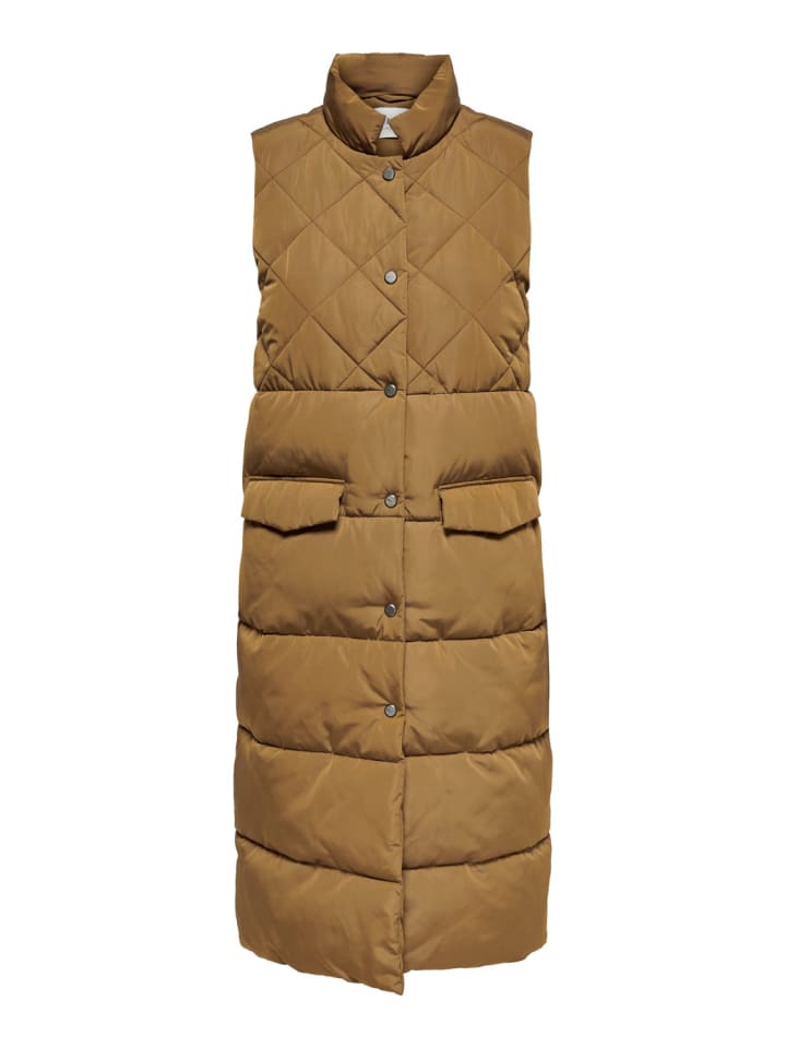 ONLY Длинный стеганый жилет, зимняя куртка без рукавов светло-коричневого цвета
ONLY Длинный стеганый жилет, зимняя куртка без рукавов светло-коричневого цвета