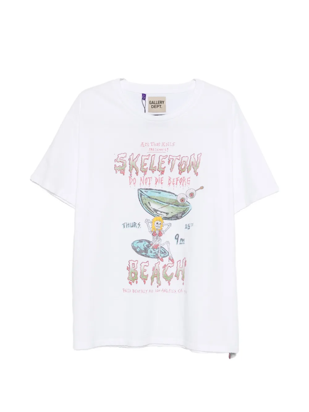 Футболка с принтом "скелет" Gallery Dept., белый
Футболка с принтом "скелет" Gallery Dept., белый
