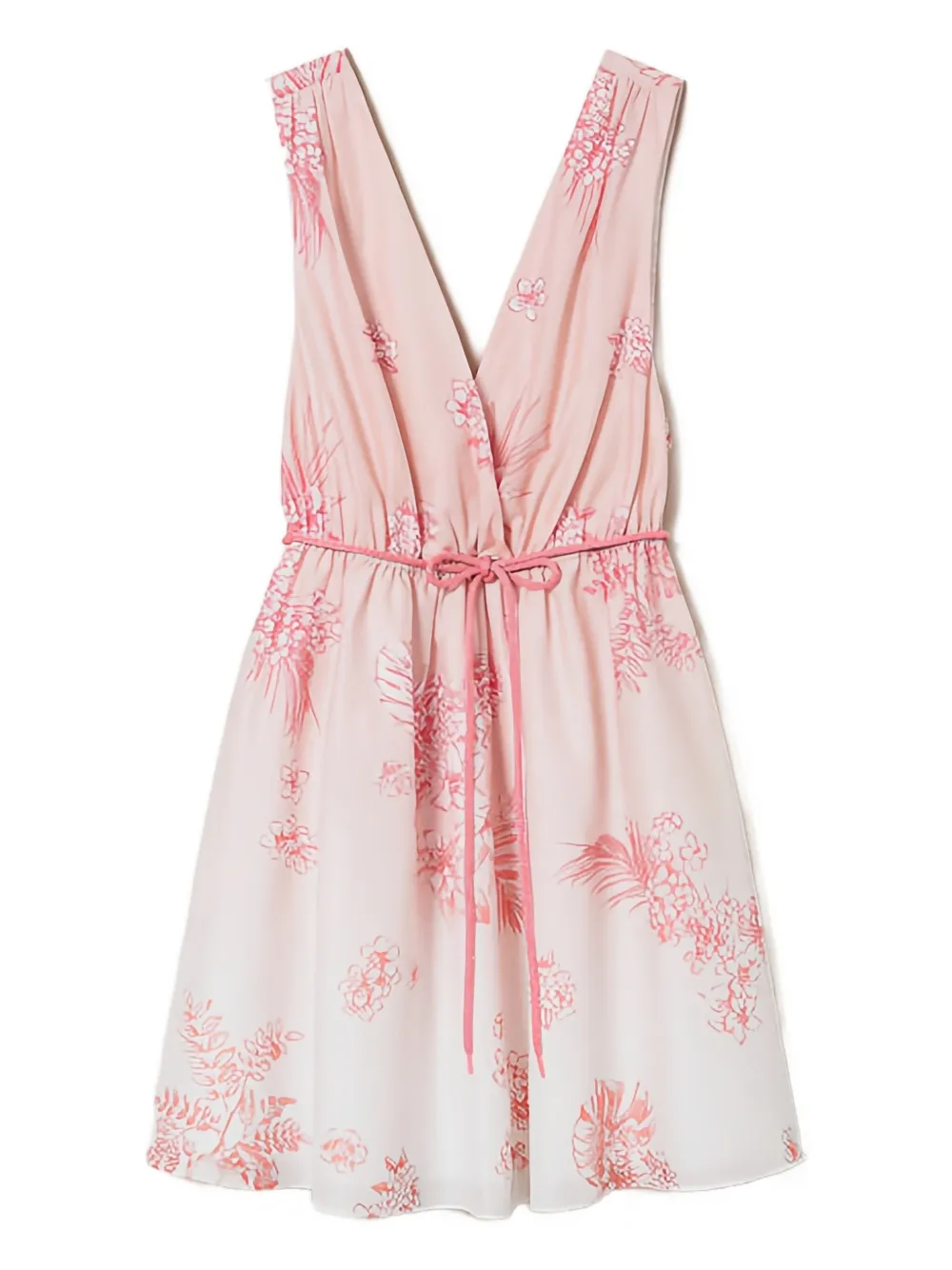 Мини-платье-халат с цветочным принтом TWINSET, розовый
Мини-платье-халат с цветочным принтом TWINSET, розовый