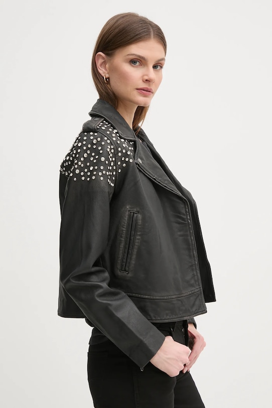 Кожаная куртка-косуха FANTASY Pepe Jeans, черный 
Кожаная куртка-косуха FANTASY Pepe Jeans, черный