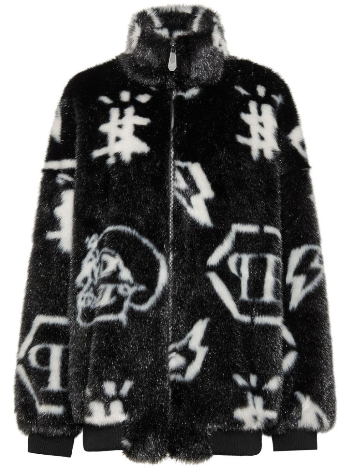 Philipp Plein куртка на молнии с монограммой, черный
Philipp Plein куртка на молнии с монограммой, черный