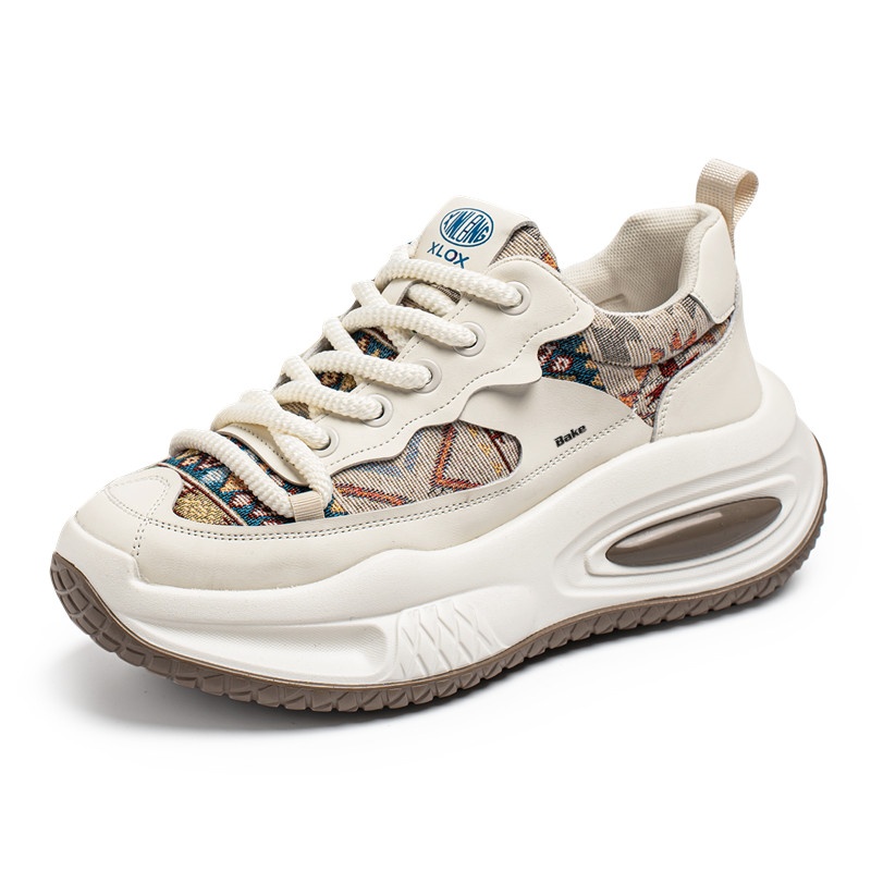 Амортизирующие, износостойкие низкие кроссовки на массивной подошве для мужчин BAKE, White
Амортизирующие, износостойкие низкие кроссовки на массивной подошве для мужчин BAKE, White