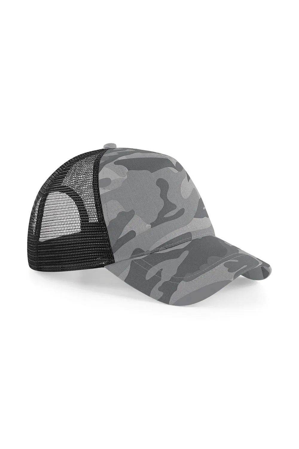 Кепка Snapback Trucker с камуфляжным принтом в стиле ретро (2 шт.) Beechfield, серый 
Кепка Snapback Trucker с камуфляжным принтом в стиле ретро (2 шт.) Beechfield, серый