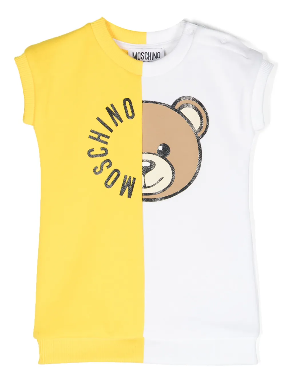 Платье Teddy Bear в стиле колор-блок Moschino Kids, белый
Платье Teddy Bear в стиле колор-блок Moschino Kids, белый